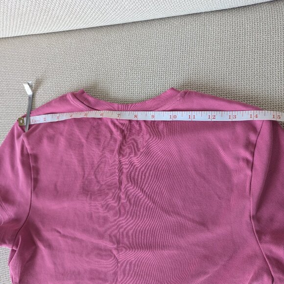 *2/$20* Uniqlo 90's y2k bright pink cotton baby tee, Size M - Picture 7 of 10